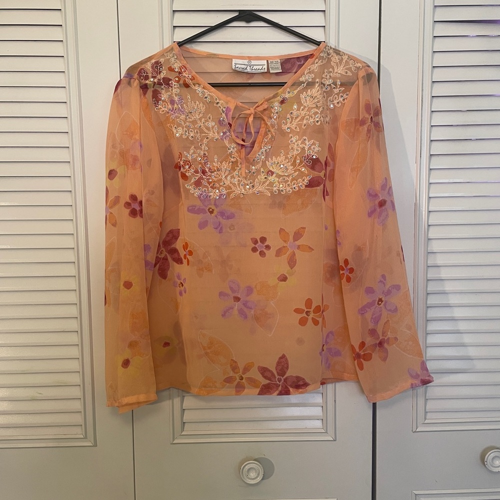 NWOT sacred threads women’s blouse